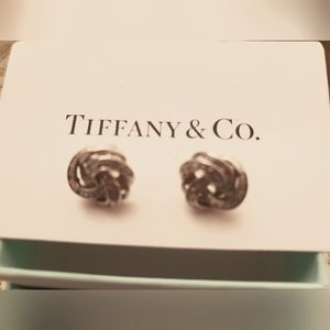 Tiffany Love knot earrings